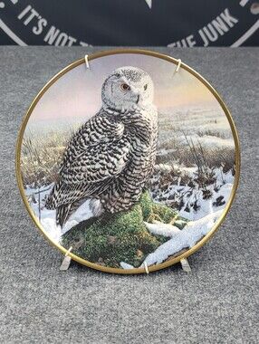 Vintage 1986 Spode Noble Owls Of America "Morning Mist" Limited 15,000